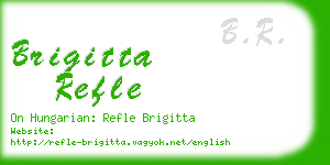 brigitta refle business card